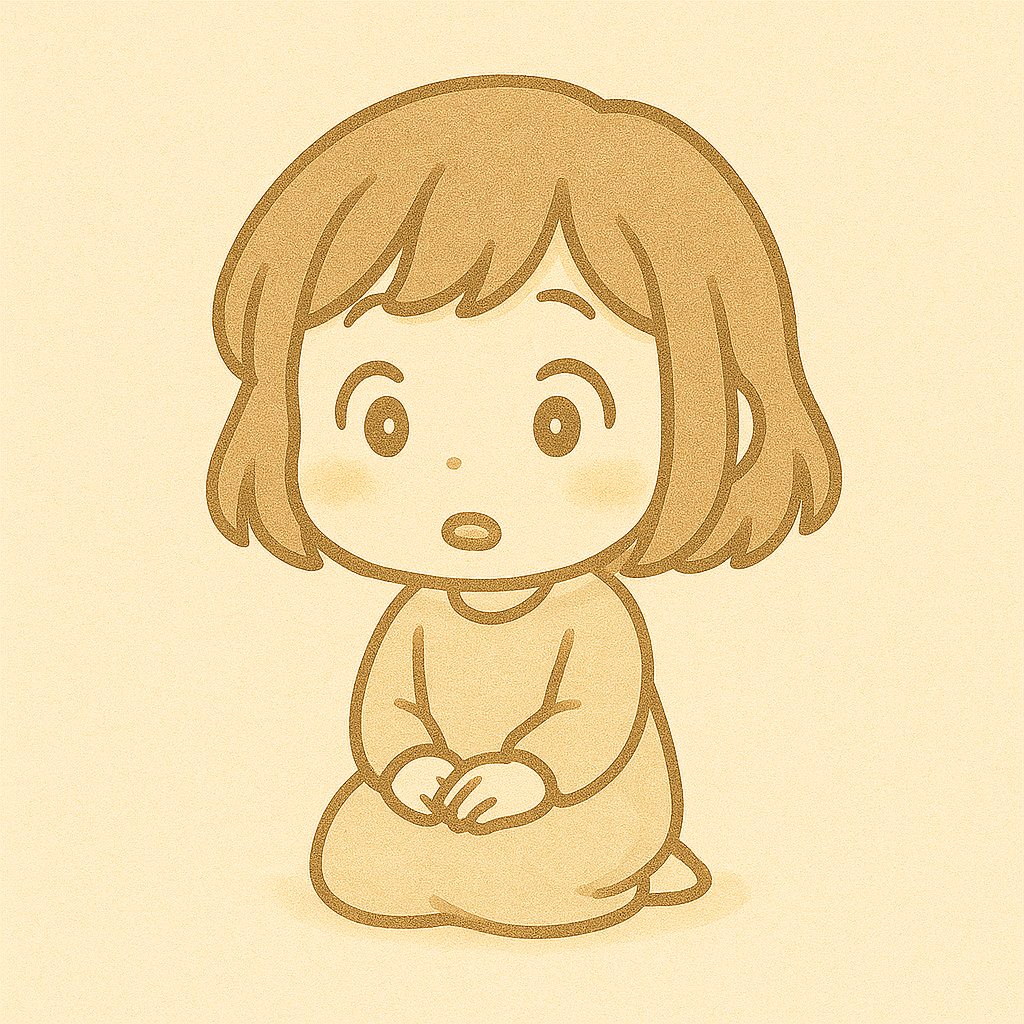 驚くマヨちゃん