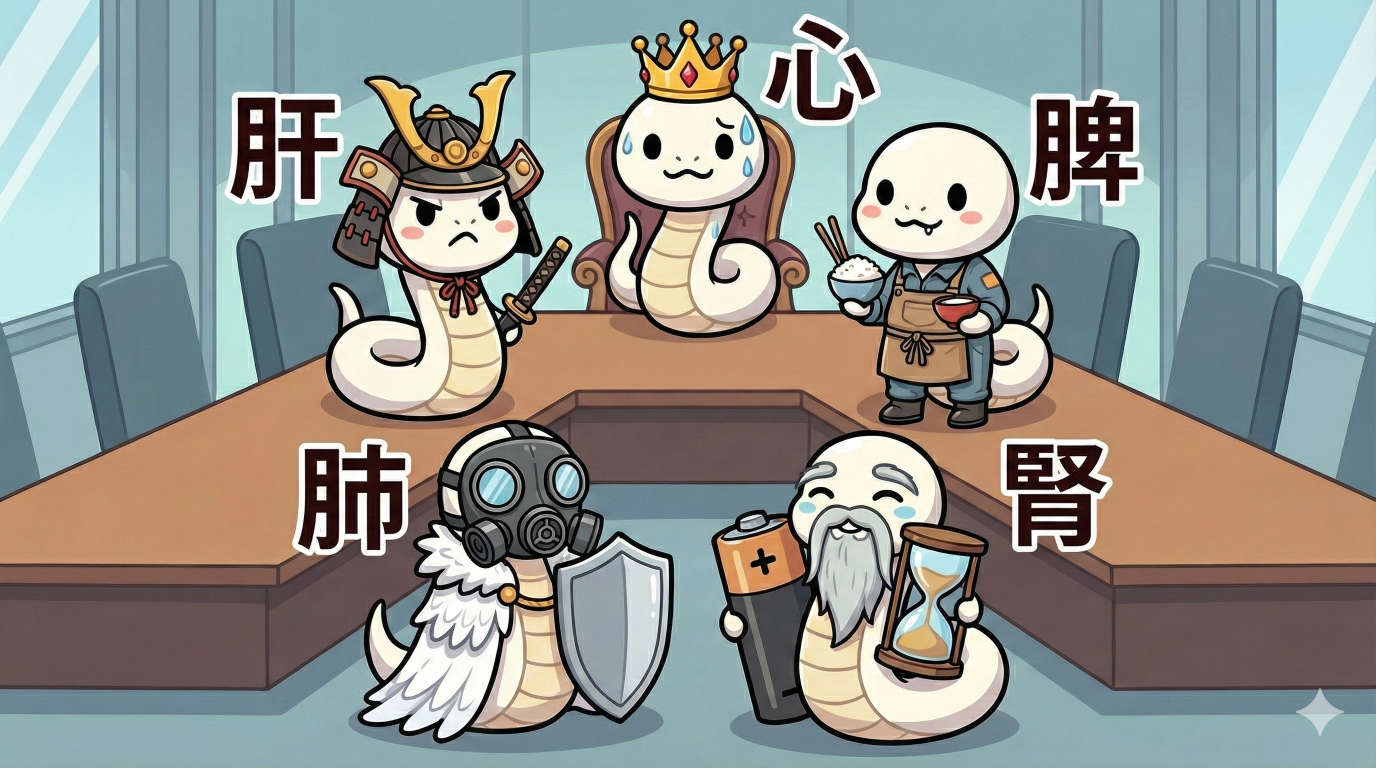 五臓の役割分担